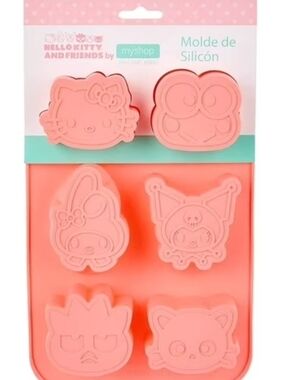 New Hello Kitty Pink Silicone Mold Tray